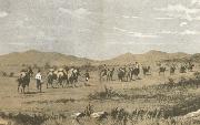 Fohn Forrests expedition halt nara Murchison river calling wonder farden 1874 stamp vastra Austrailien to telegraflijen soder if Alicante Sheer
